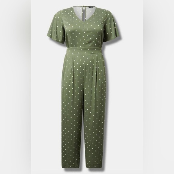 Torrid Flutter Sleeve Jumpsuit - Picture 1 of 5